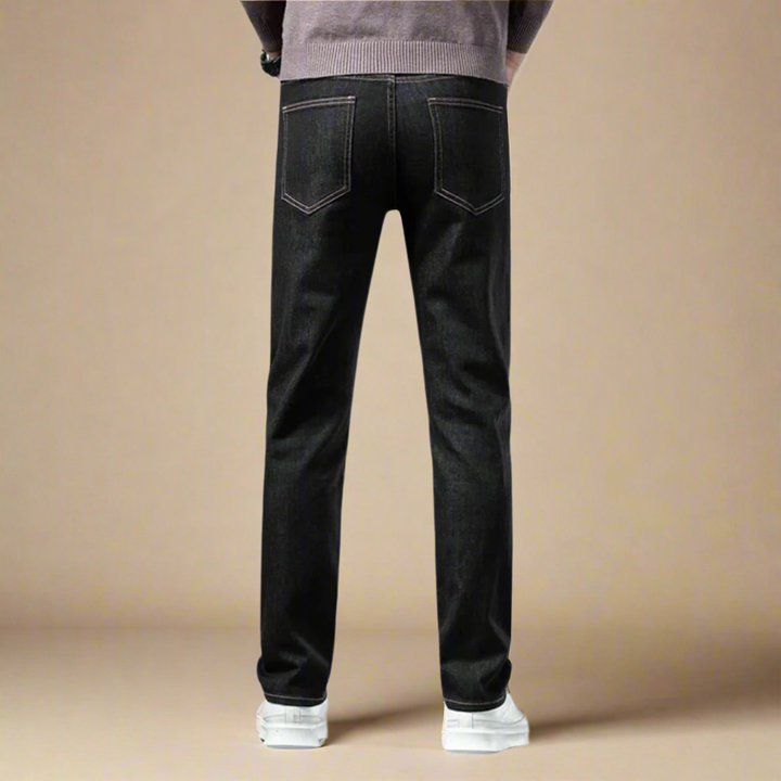 Men's Business Casual Elegant Stretch Jeans with Comfortable Regular Fit