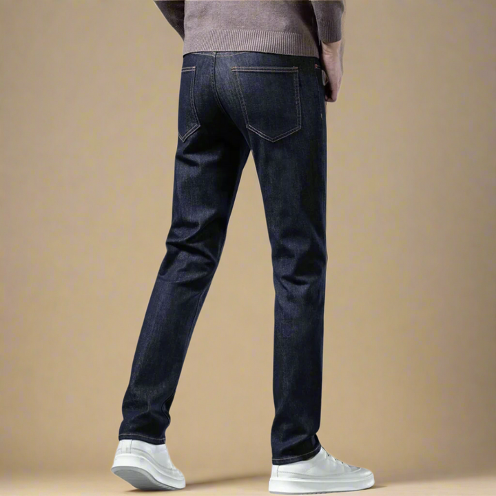 Men's Business Casual Elegant Stretch Jeans with Comfortable Regular Fit