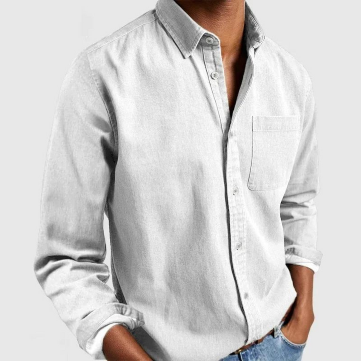 Men's Premium Casual Shirt – Smart Cotton Button-Up for Everyday Style
