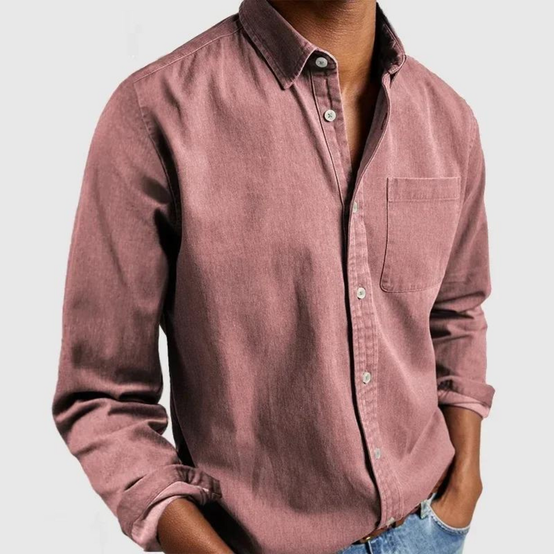 Men's Premium Casual Shirt – Smart Cotton Button-Up for Everyday Style