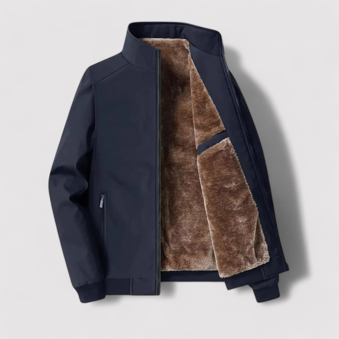 Strictly Men | Men's Business Casual Windbreaker Fleece Jacket