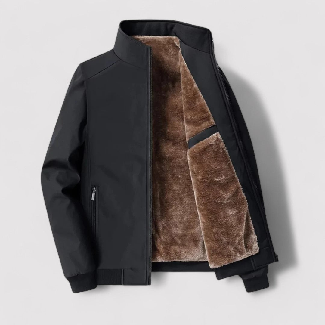 Strictly Men | Men's Business Casual Windbreaker Fleece Jacket