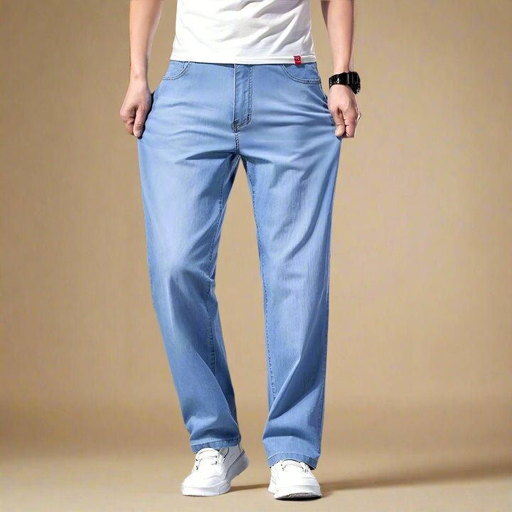 Classic Jeans | Casual Stretch wide leg jeans for Men | Loose Fit