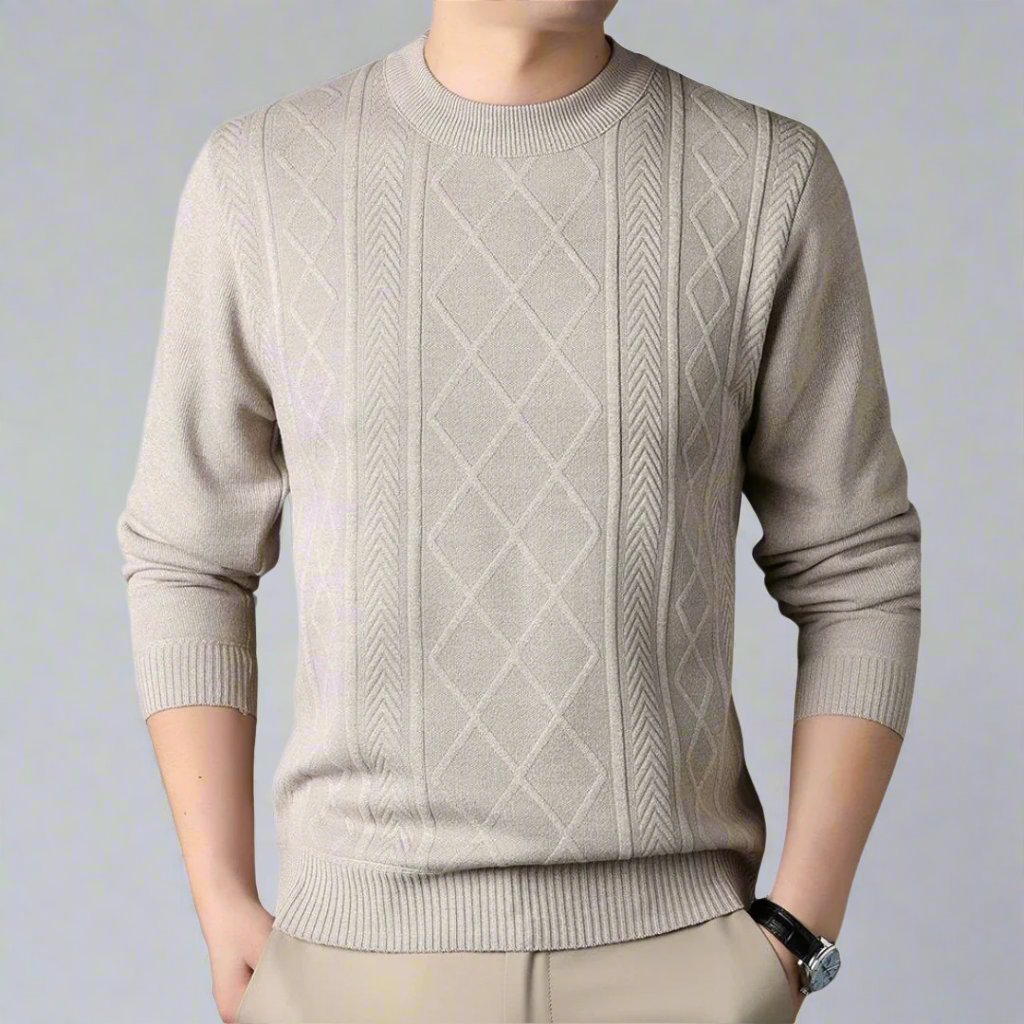 Classic Knitted Cable Jumper