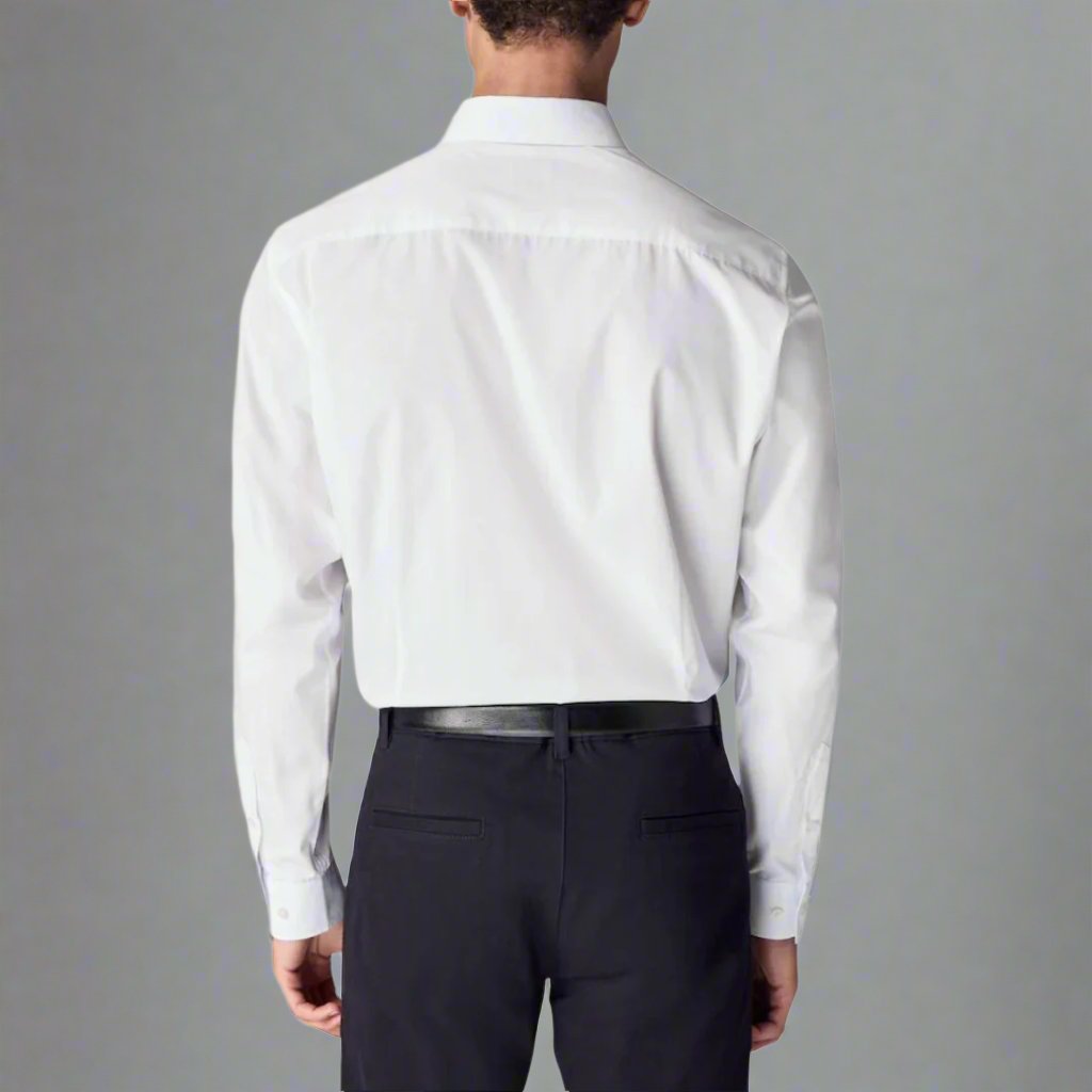 Classic white Slim fit Cotton Shirt