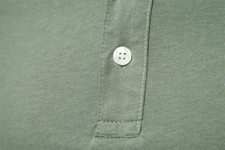 Men's Classic Short Sleeve Polo Shirt with Breathable Cotton Fabric