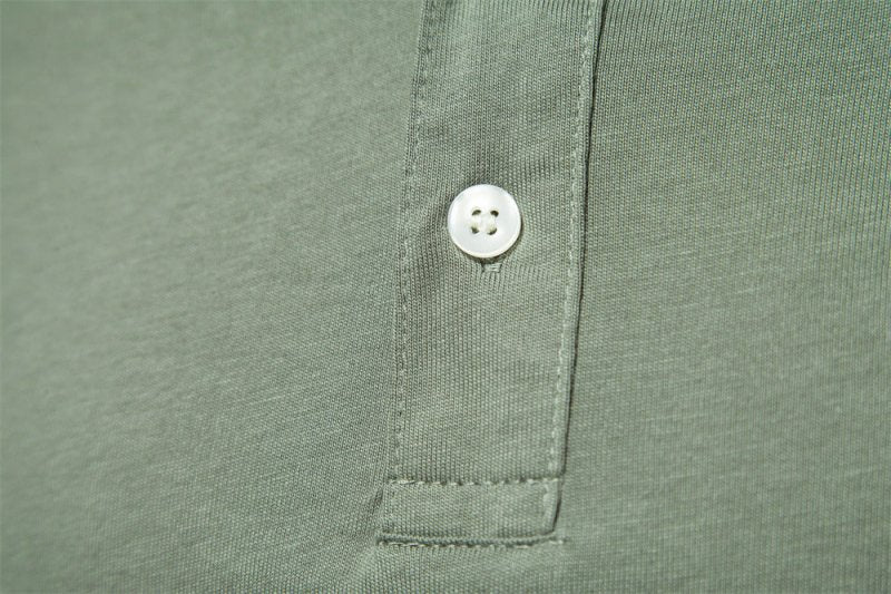 Men's Classic Short Sleeve Polo Shirt with Breathable Cotton Fabric