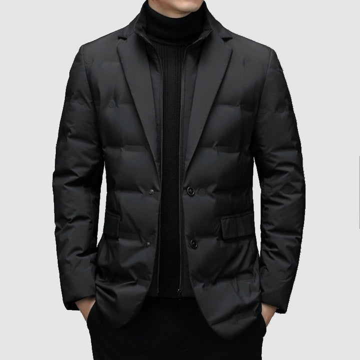 Men's Puffer Jacket – Lightweight Autumn Parka for Smart Casual & Office Wear