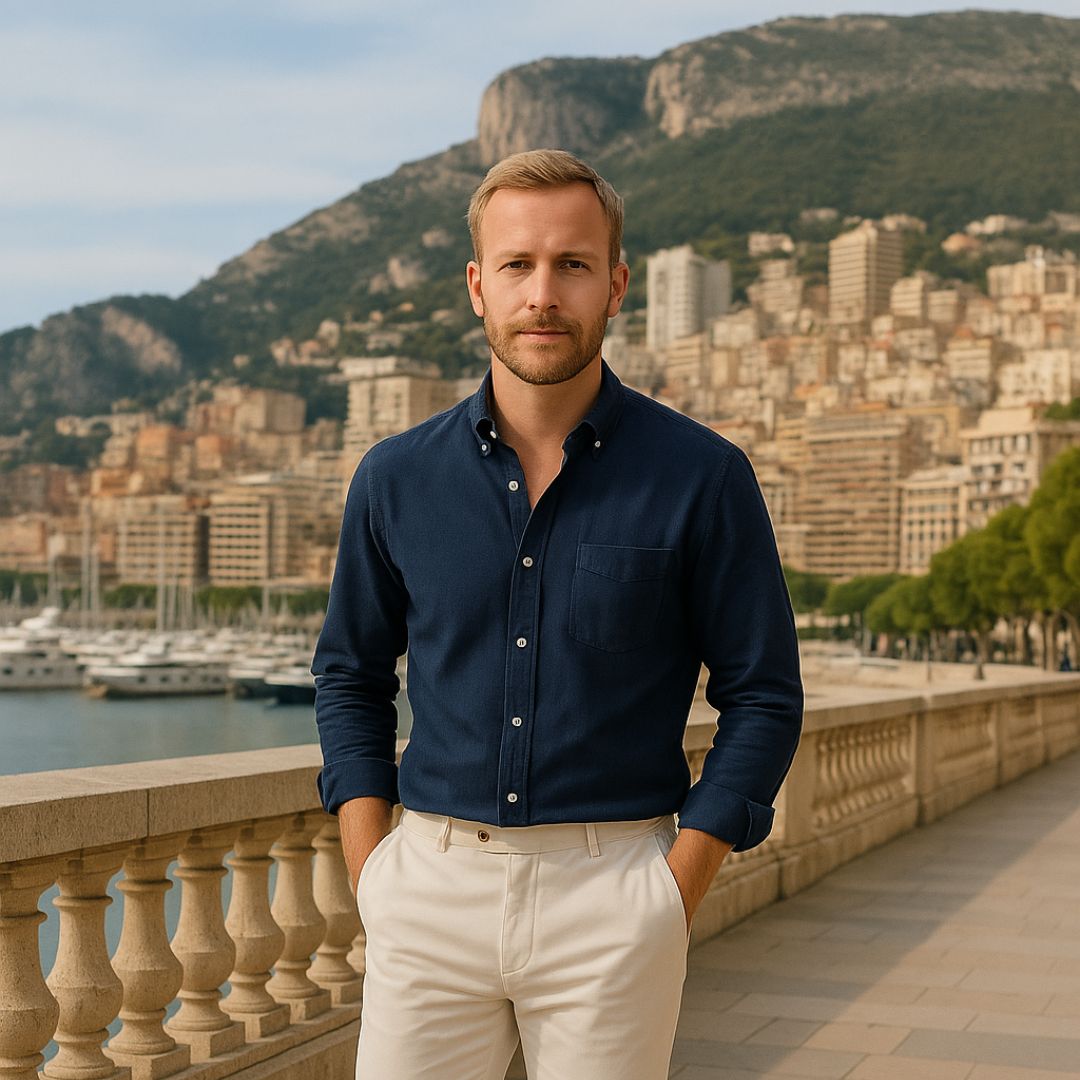 Men's Premium Casual Cotton Shirt with Classic Old Money Style
