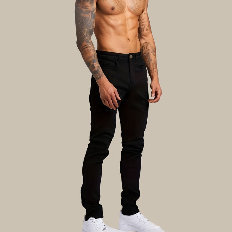 Men's Casual Slim Fit Jeans with Modern Comfort Stretch