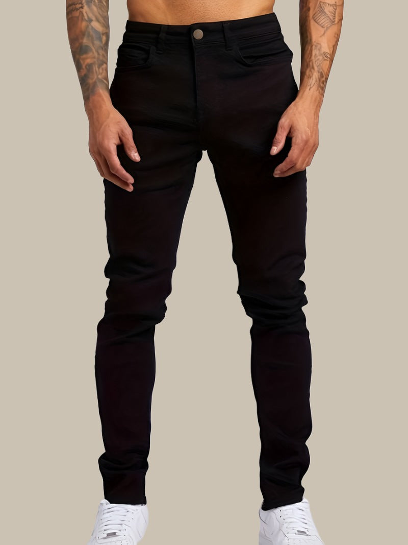 Men's Casual Slim Fit Jeans with Modern Comfort Stretch