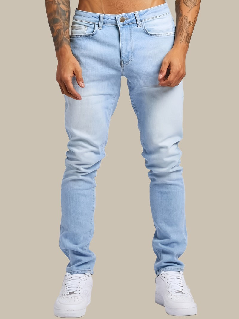 Men's Casual Slim Fit Jeans with Modern Comfort Stretch