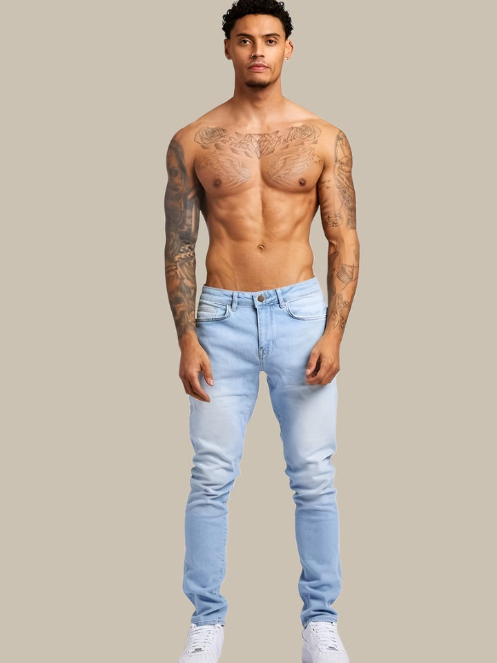 Men's Casual Slim Fit Jeans with Modern Comfort Stretch