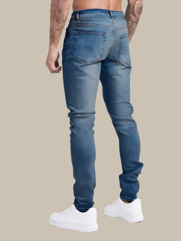 Men's Casual Slim Fit Jeans with Modern Comfort Stretch
