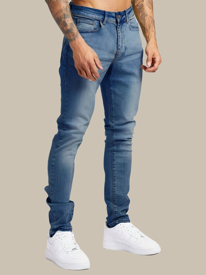 Men's Casual Slim Fit Jeans with Modern Comfort Stretch