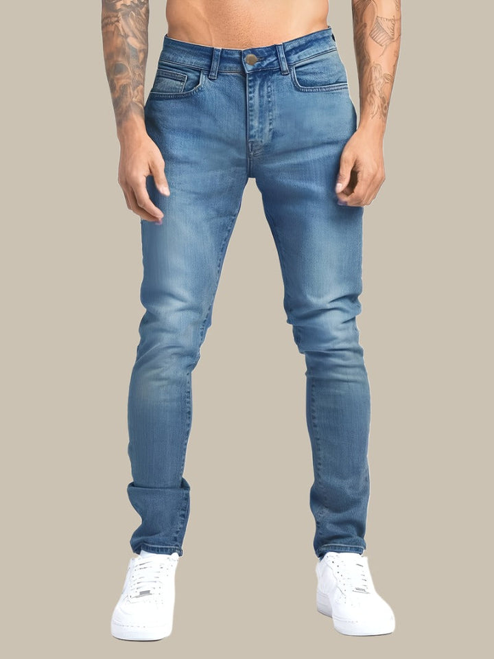 Men's Casual Slim Fit Jeans with Modern Comfort Stretch