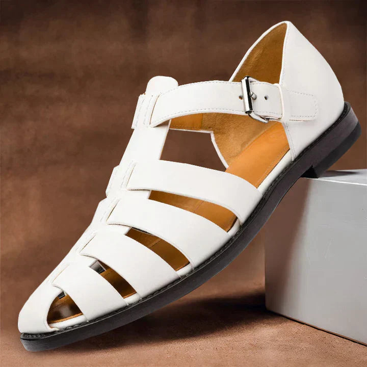 Classic Men's Leather Sandals for Style and Comfort