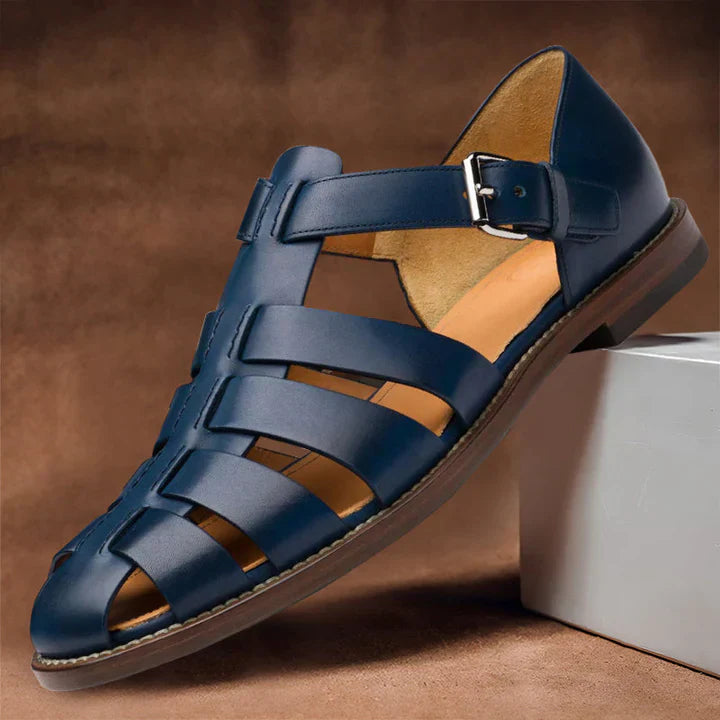 Classic Men's Leather Sandals for Style and Comfort