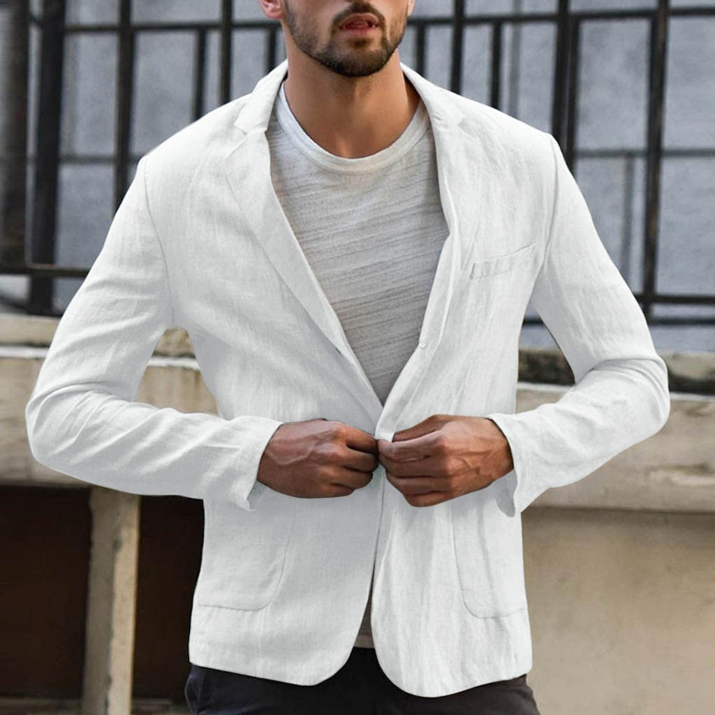 Leinen Sommer Jacke Business