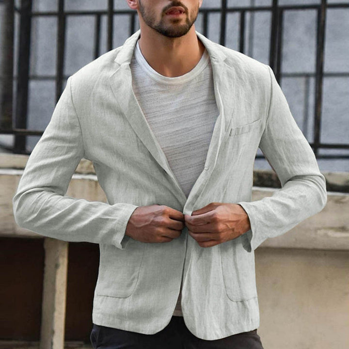 Leinen Sommer Jacke Business