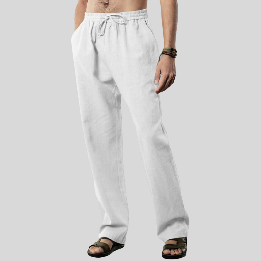 Linen Look Trousers