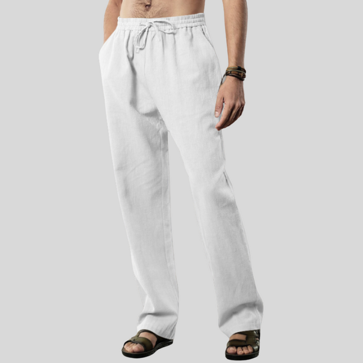 Linen Look Trousers