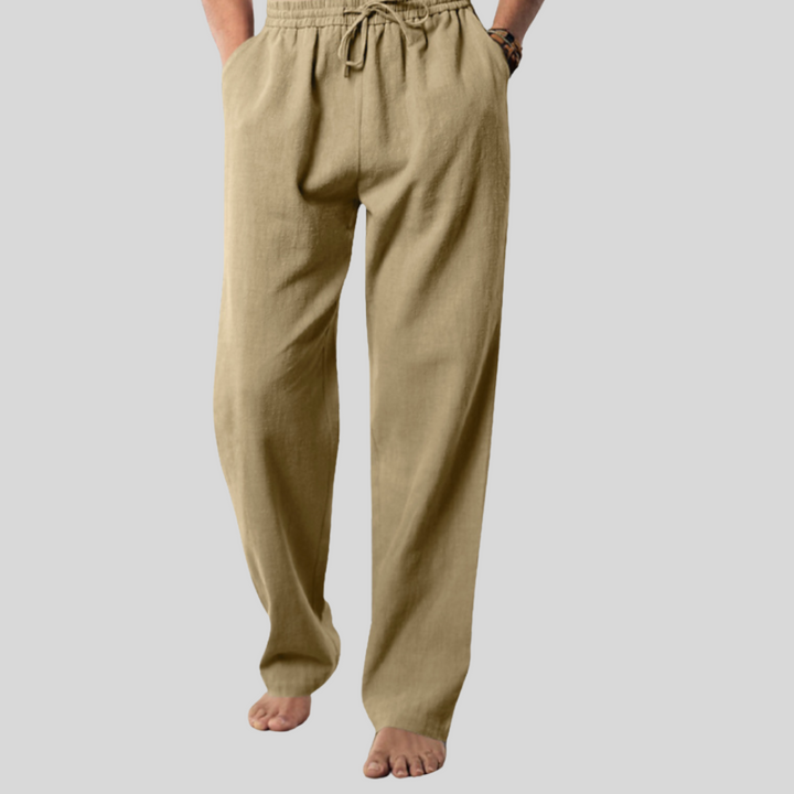 Linen Look Trousers