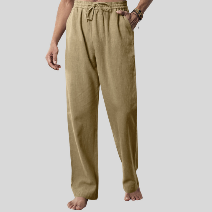 Linen Look Trousers