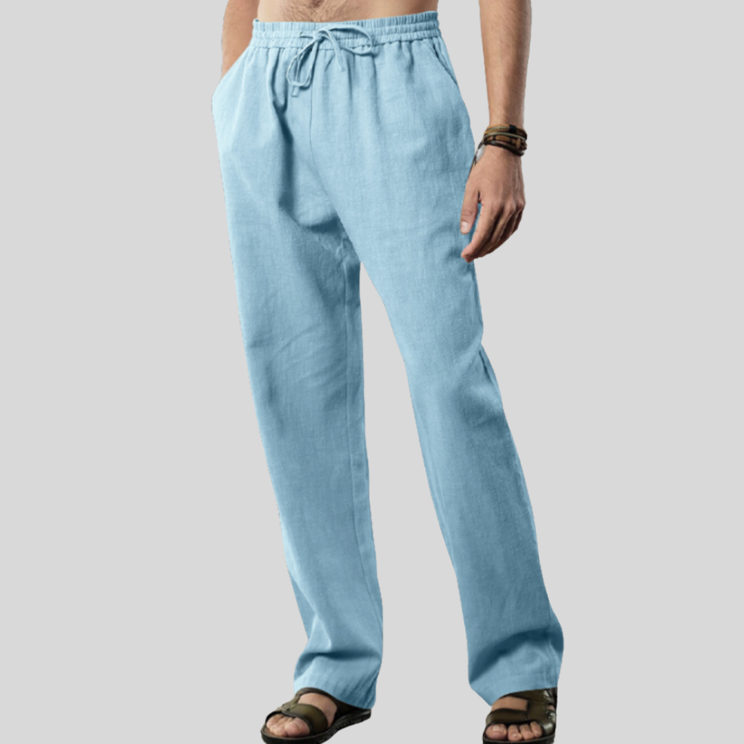 Linen Look Trousers
