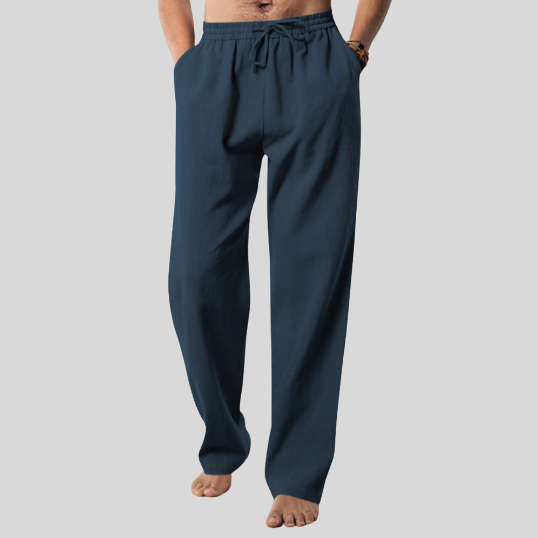 Linen Look Trousers