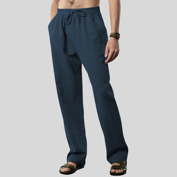 Linen Look Trousers