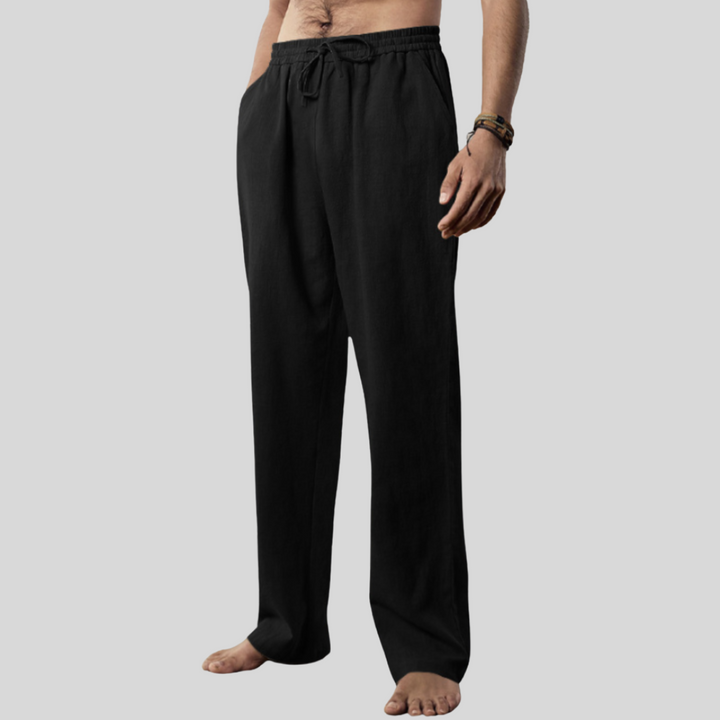 Linen Look Trousers