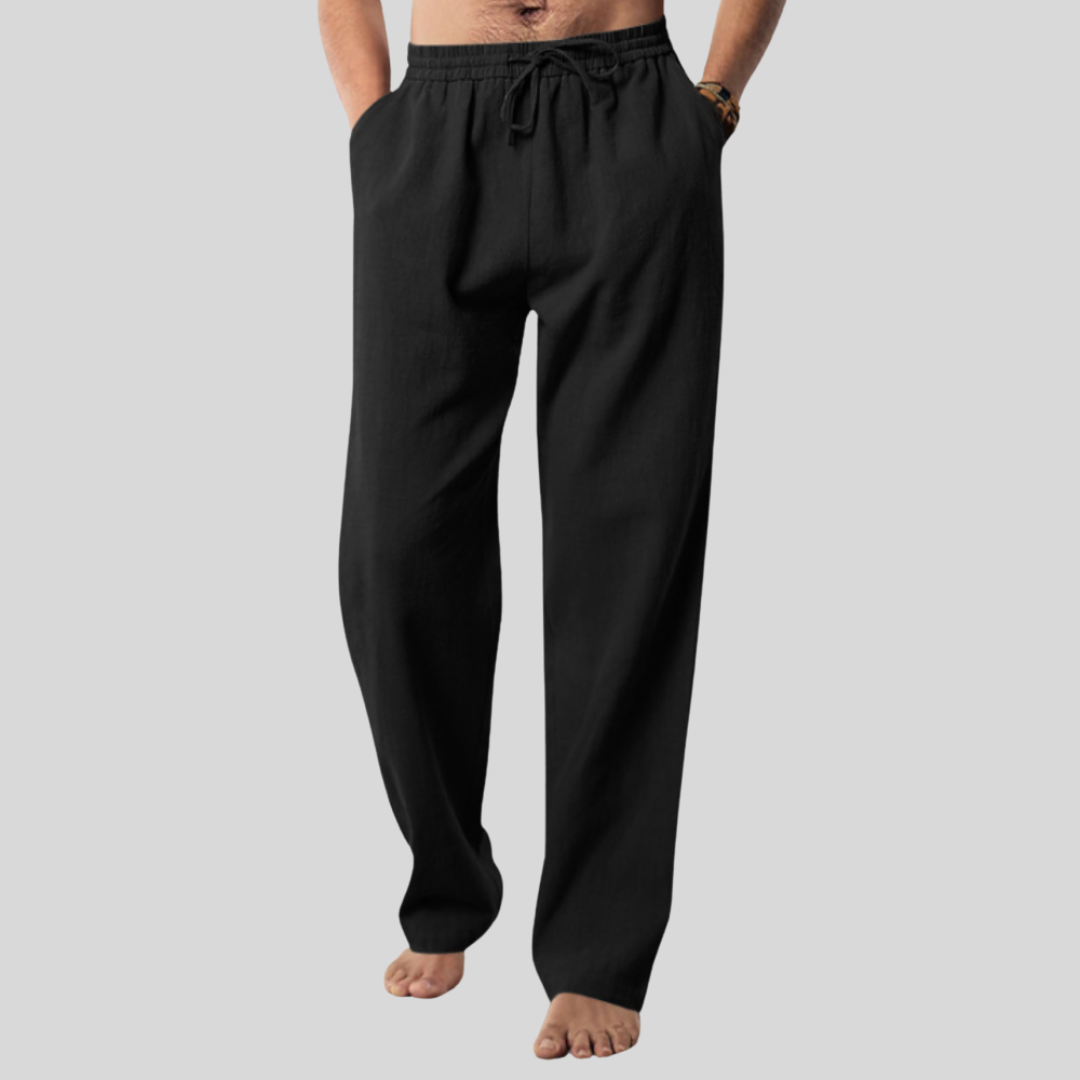 Linen Look Trousers