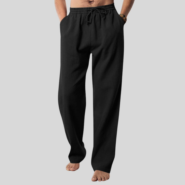 Linen Look Trousers