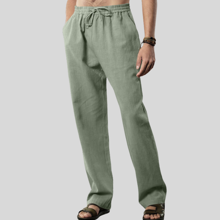 Linen Look Trousers