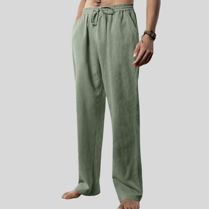 Linen Look Trousers