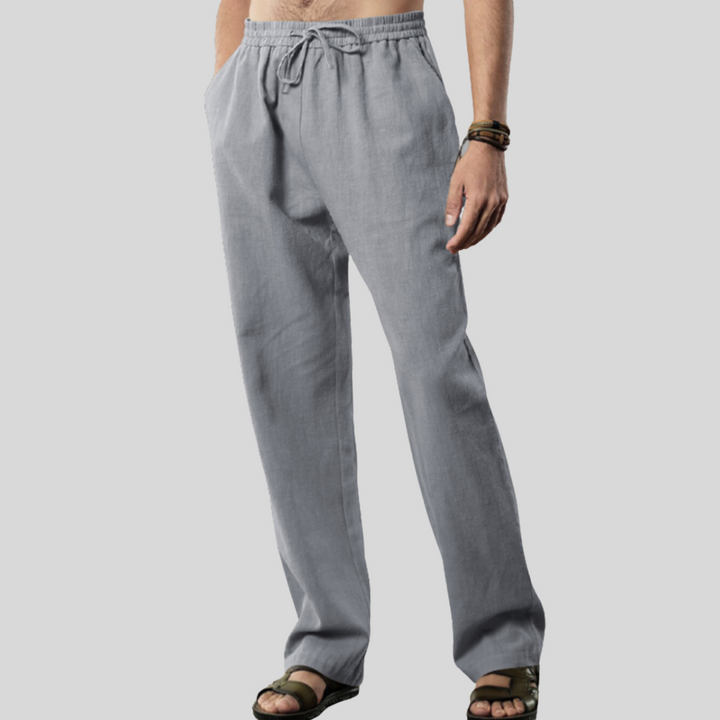 Linen Look Trousers