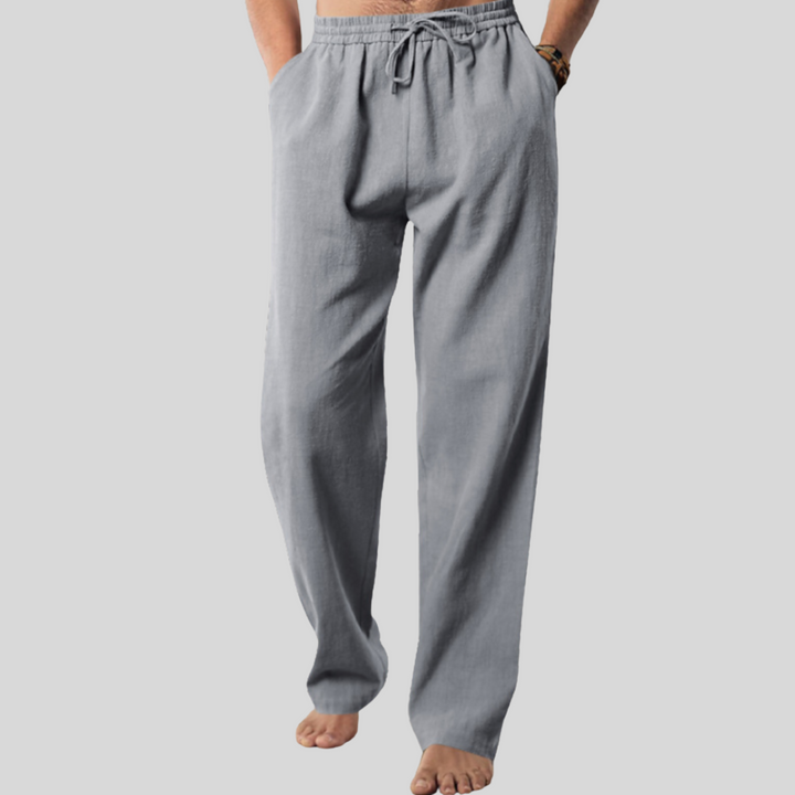 Linen Look Trousers