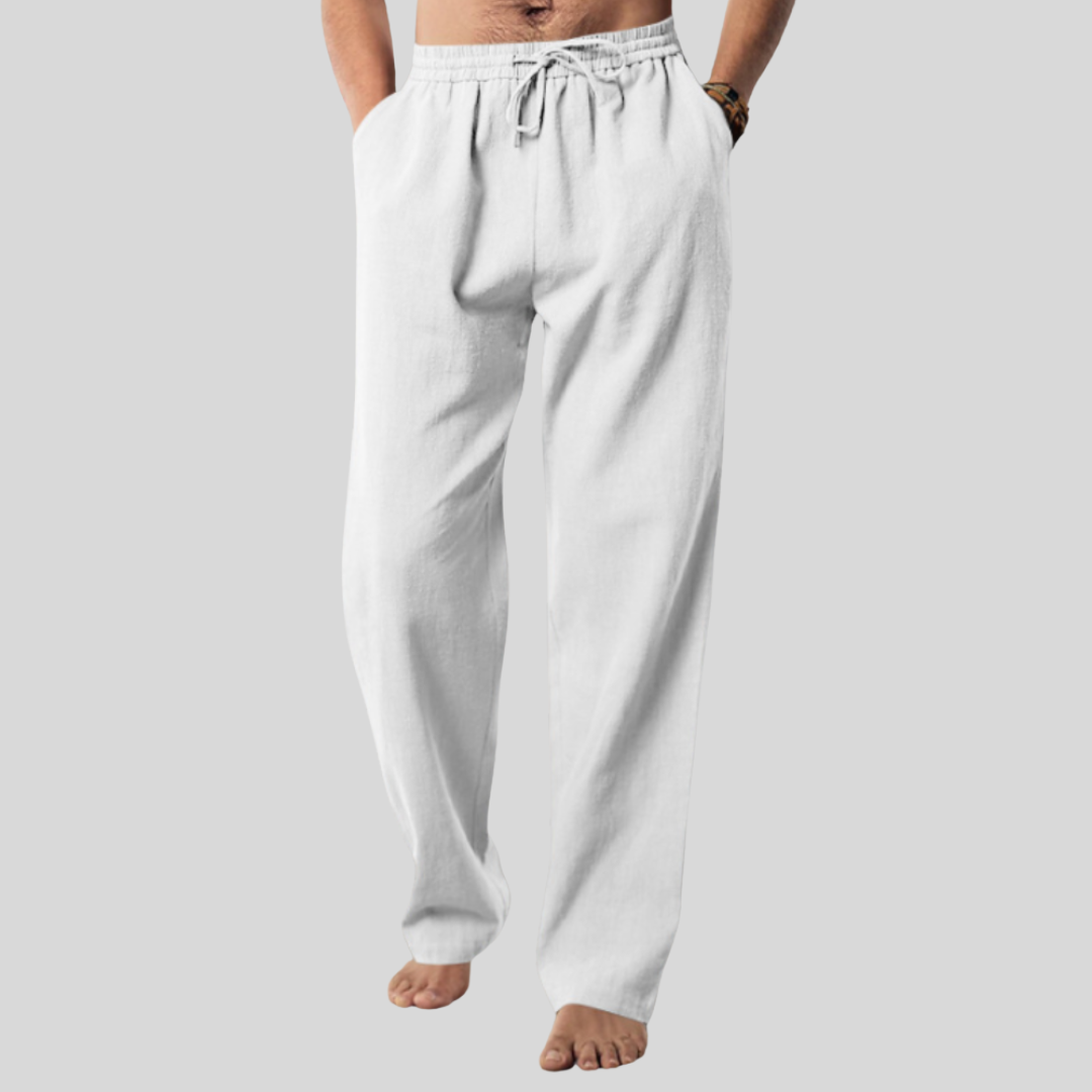 Linen Look Trousers