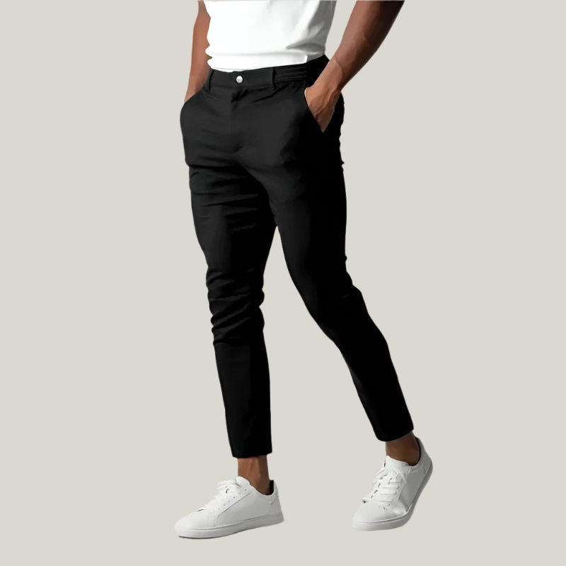 Marco Chinos | Premium Stretch Slim Fit Twill Trousers for Men