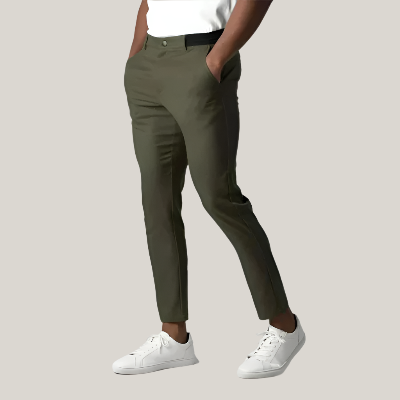 Marco Chinos | Premium Stretch Slim Fit Twill Trousers for Men