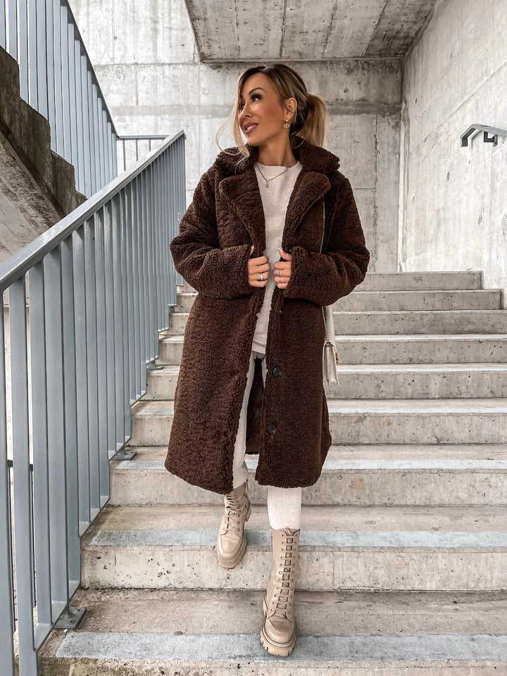 Luxurious Teddy Fleece Winter Coat for Women - Ultimate Warmth & Style