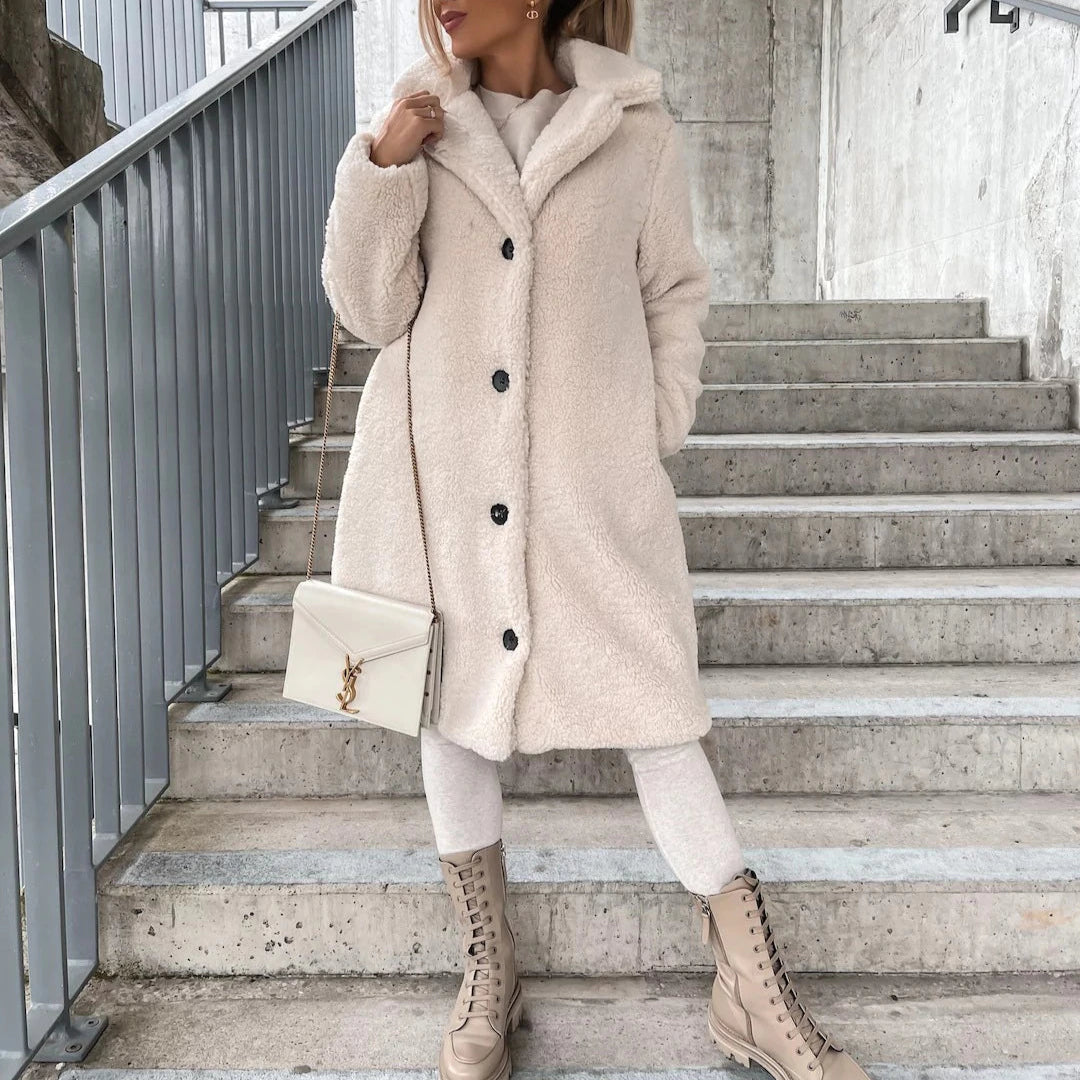Luxurious Teddy Fleece Winter Coat for Women - Ultimate Warmth & Style