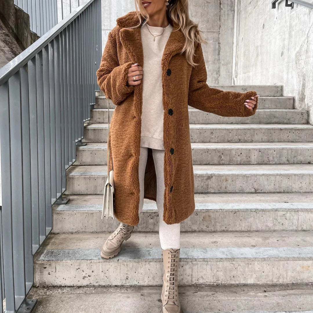 Luxurious Teddy Fleece Winter Coat for Women - Ultimate Warmth & Style