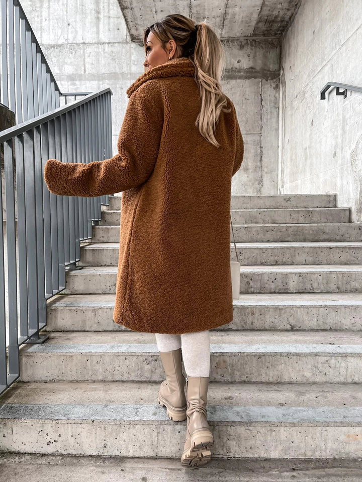 Luxurious Teddy Fleece Winter Coat for Women - Ultimate Warmth & Style