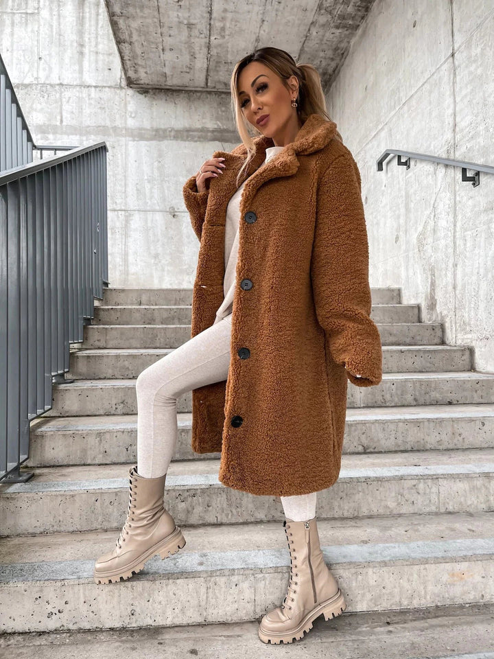 Luxurious Teddy Fleece Winter Coat for Women - Ultimate Warmth & Style