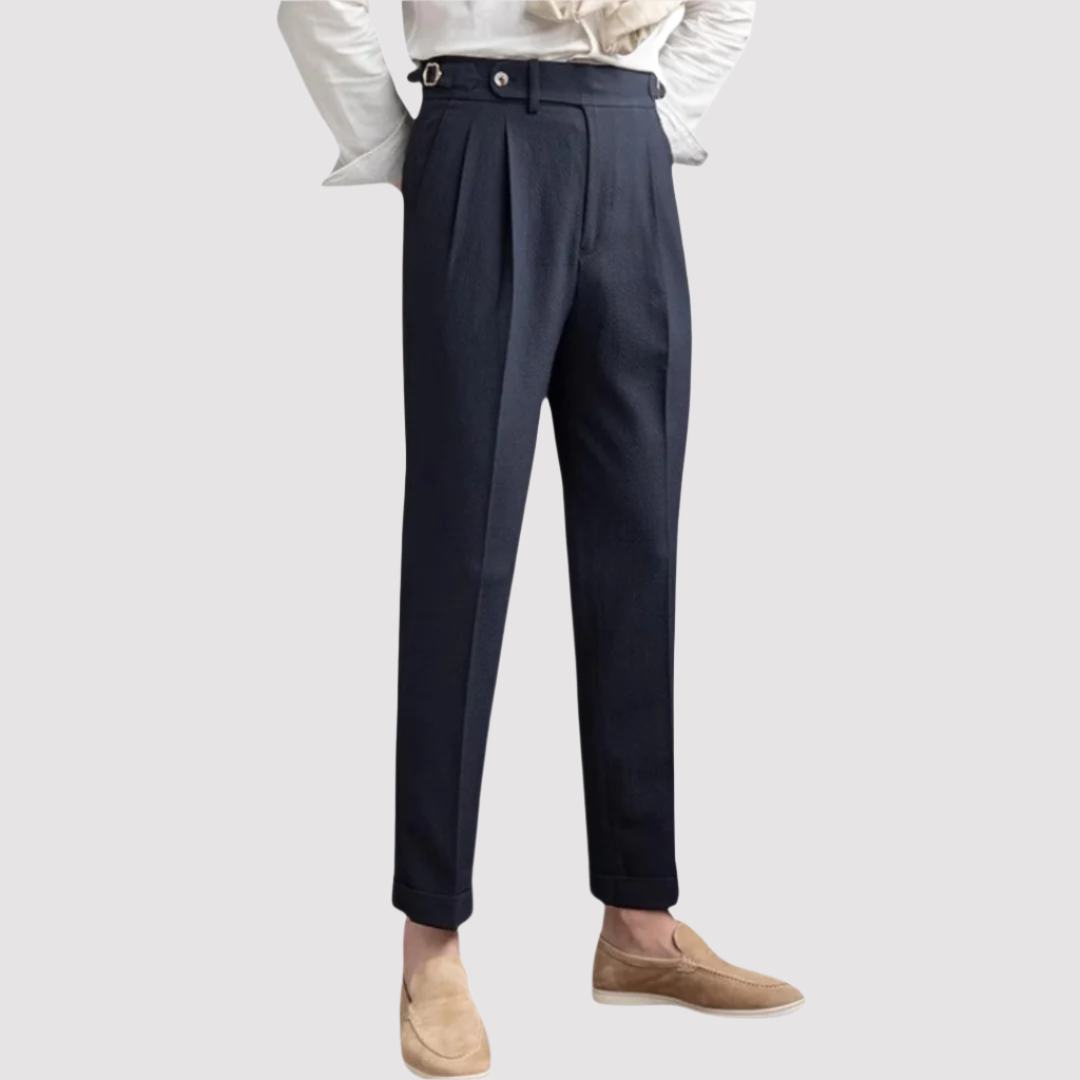 Strictly Men | Men's Classic High Waist Trouser - Regular Fit