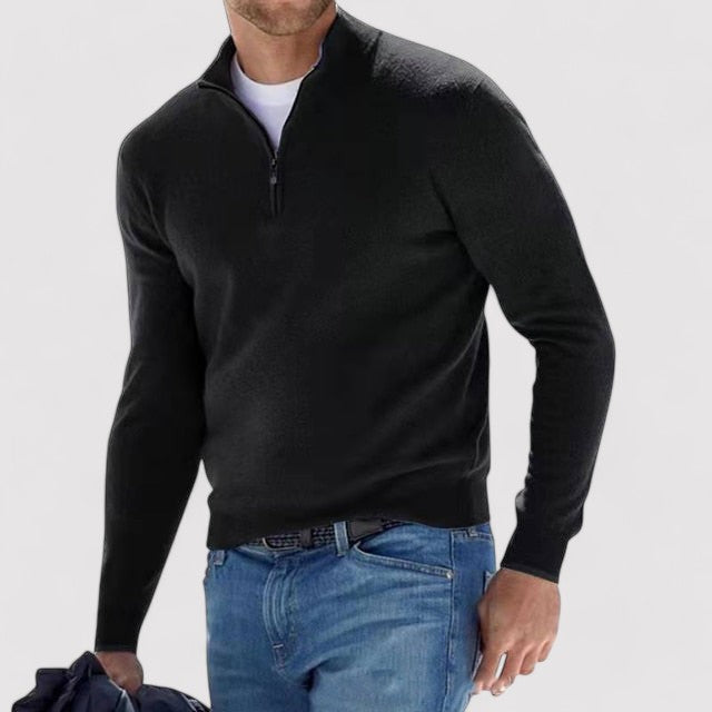 Strictly Men | Men's Knitted Half Zip Jumper