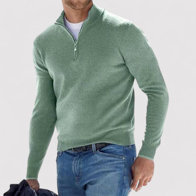Strictly Men | Men's Knitted Half Zip Jumper