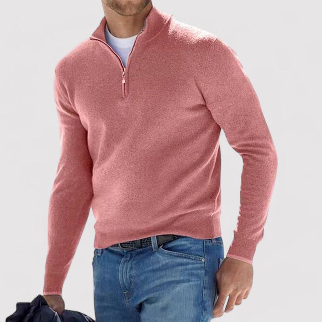 Strictly Men | Men's Knitted Half Zip Jumper